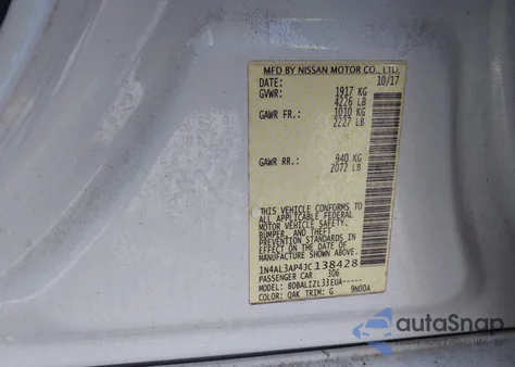 2018 Nissan Altima 2.5 Sv from USA, damaged, VIN 1N4AL3AP4JC138428